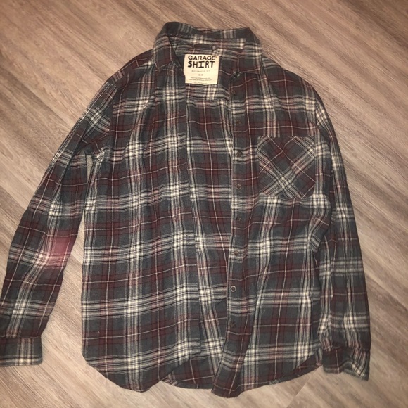 Garage Tops - GARAGE Plaid Flannel